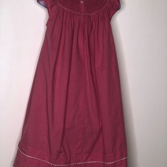 Anavini mermaid fish smocked dress flutter sleeve - Picture 3 of 4